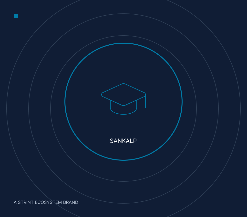SANKALP Graduation Cap Emblem Radar